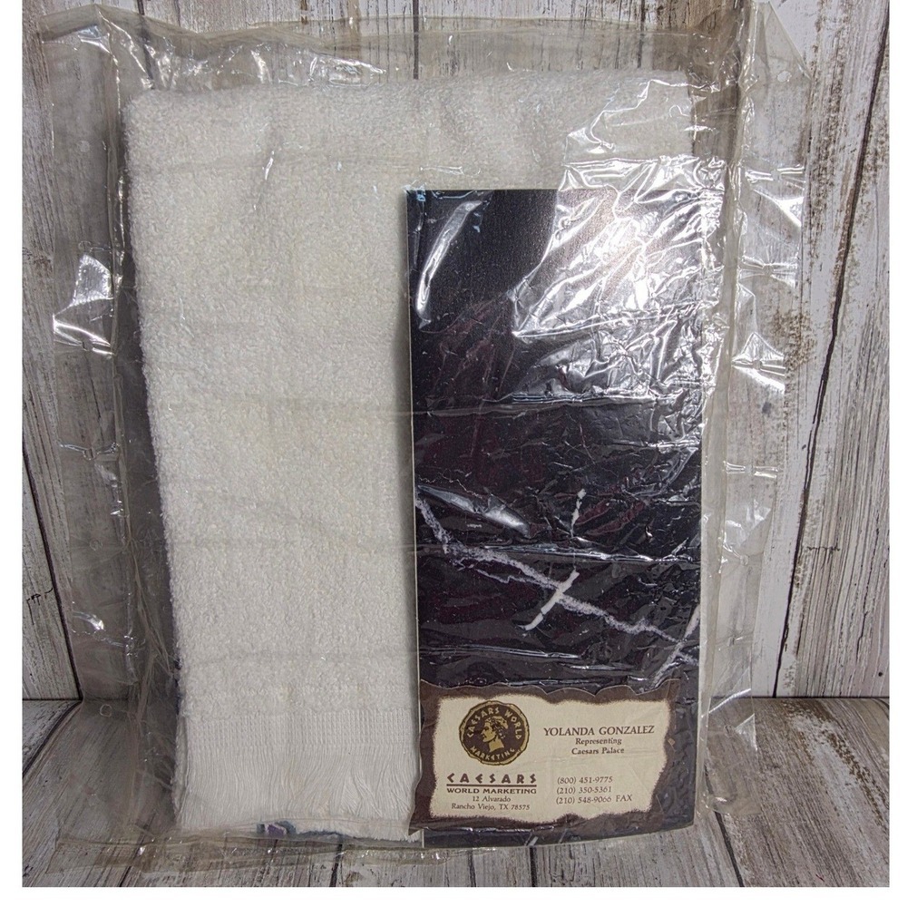 Vintage Caesars Palace Vegas Teddy Golf Towel New Sealed Toga‎ Bear Las Vegas - Picture 5 of 7